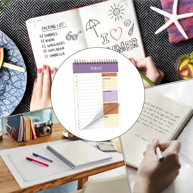 Блокнот-календарь, профессиональный ежедневный дневник, журнал, книга для встреч, планировщик, органайзер, рабочая тетрадь, ежедневный еженедельник, книга-планировщик