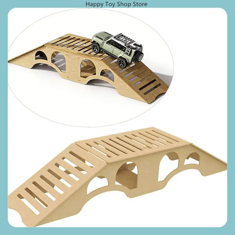 

Off-road RC Car Obstacles Roadblock Bridge Steep Slope Seesaw for 1/18 1/24 1/30 TRX4M SCX24 SCX30 Spare Parts