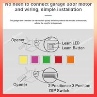 ABNR Tuya WIFI Smart Universal Garage Door Opener Door Sensor Wireless Garage Door Controller For Alexa Google EU PLUG