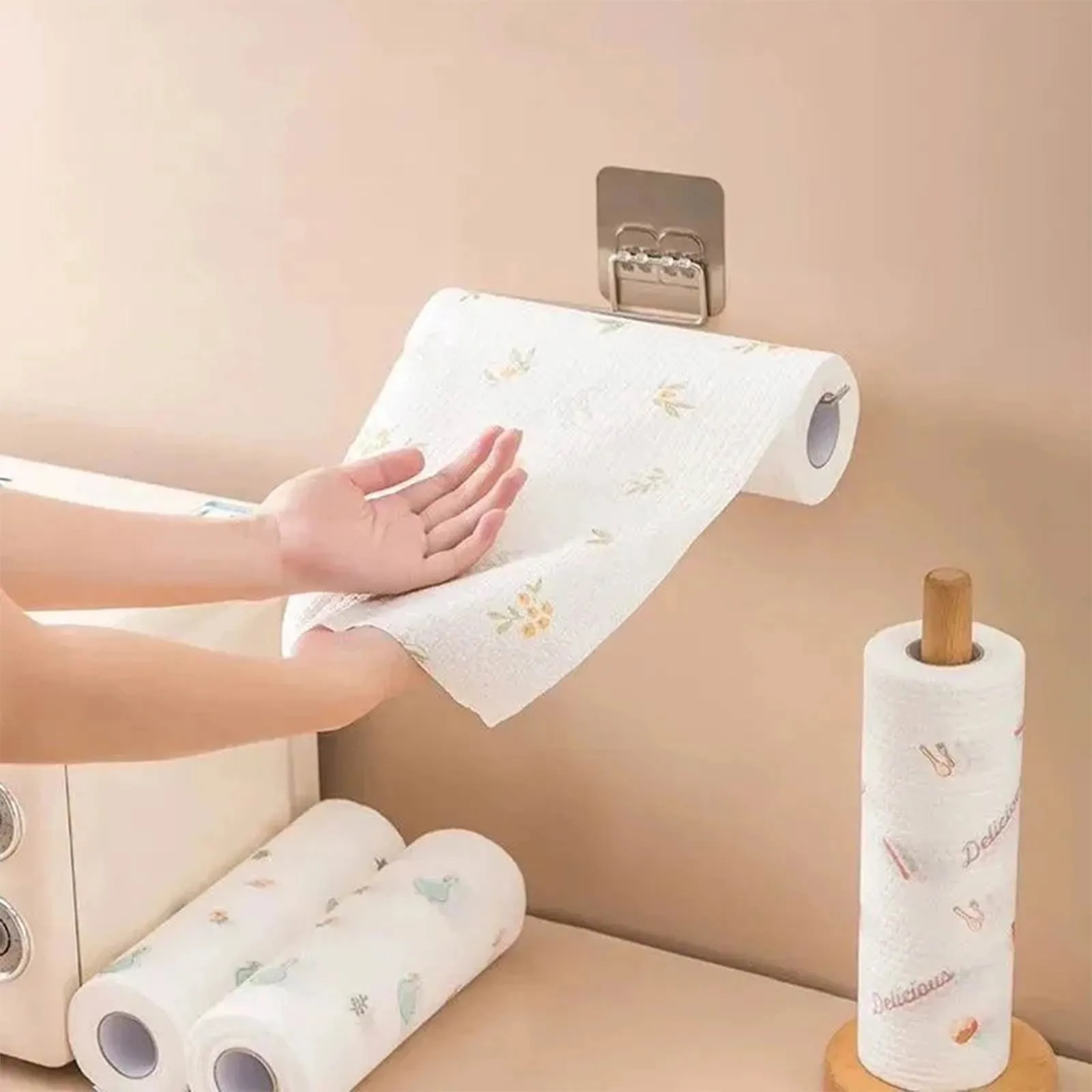

Dry And Wet Dual-use Household Cleaning Kitchen Special Paper Disposable Absorbent And Non Greasy Dishwashing Cloth