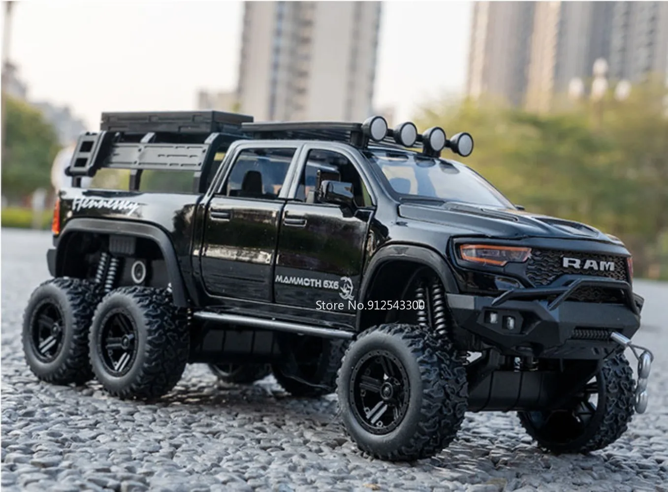 1:32 Mammoth Raptor F150 Legierung Modell Auto Spielzeug Sound Licht Diecast Metall Zurückziehen Off-road Pickup Modelle Sammlung Kinder geschenke – Detail 15