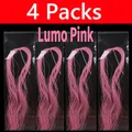 4 packs Lumo Pink