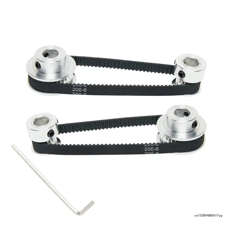 Smooth Operation Set of 2 Aluminum Timing Pulleys with 20&36 Teeth