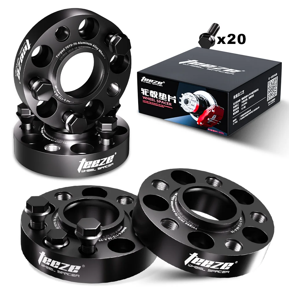 2/4pcs 5x108 63.4 For Zeekr 001 / Zeekr 009 Flange Plate 7075 Wheel Spacers Aluminum Hub widened Adapter