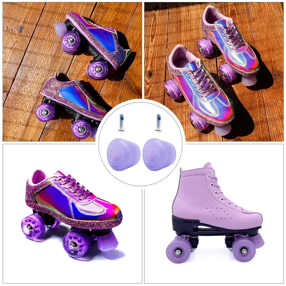 

1Set Roller Skate Brake Professional Practical Adjustable Toe Stopper Safety Skating Brake Block Durable Lightweight Stop Mat