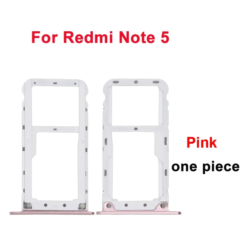 1PCS brand new SIM card tray holder slot container adapter replacement part for Redmi Note 5 5A 5pro