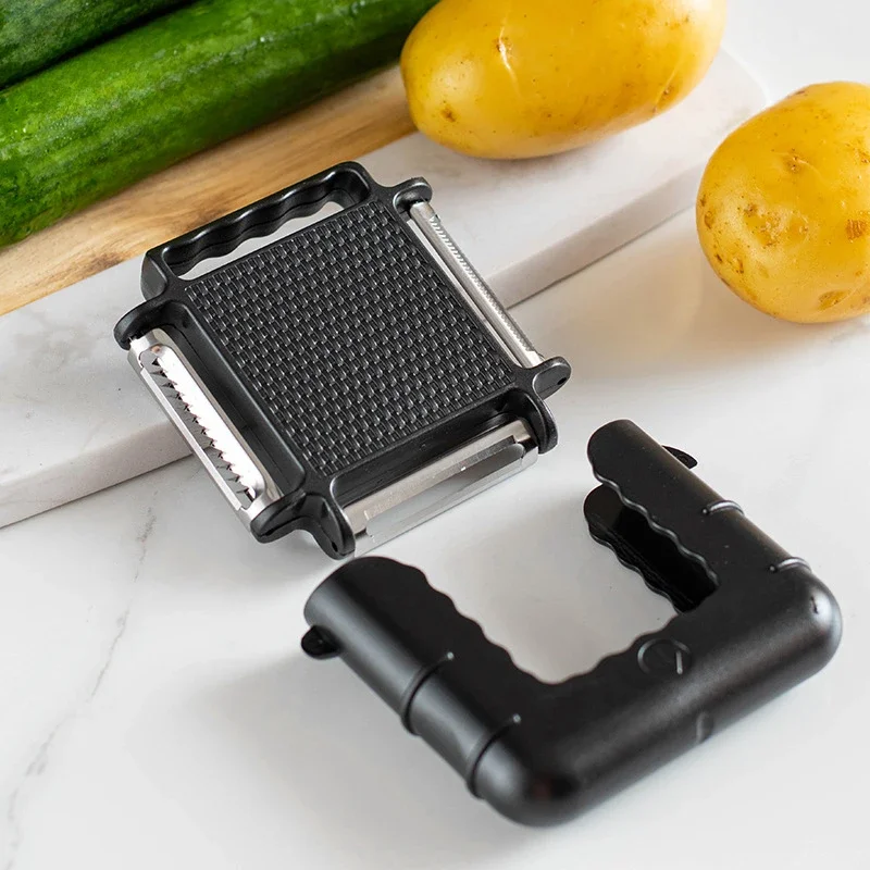 Household Multi-functional 3 in 1 Melon Planer Potato Planer Vegetable Planer Paring Knife Grater Kitchen Gadget Paring Knife