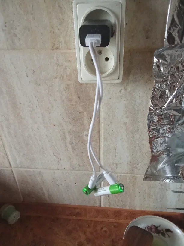 

New 1.5V AA 3400mWh+AAA 800mWh USB-C Rechargeable Lithium Batteries 1000 Cycles for Remote Control Toy Flashlight air transport