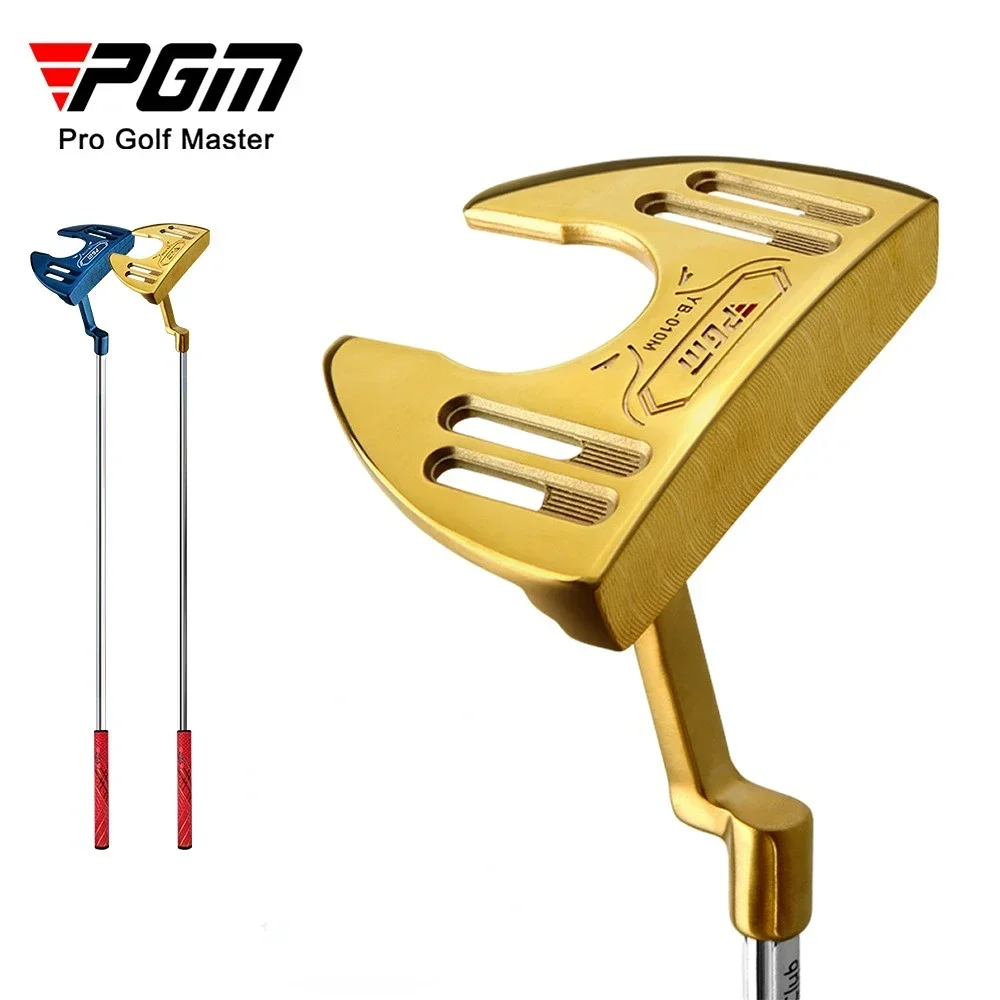 PGM Men's Golf Clubs Putters Low Center Of Gravity Clubs With Ball Picking Function Aiming Line Putter Large PU Grip new