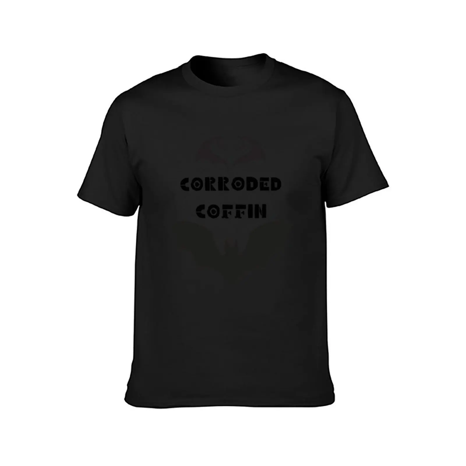 Corroded coffin T-Shirt anime clothes Short sleeve tee mens graphic t-shirts funny