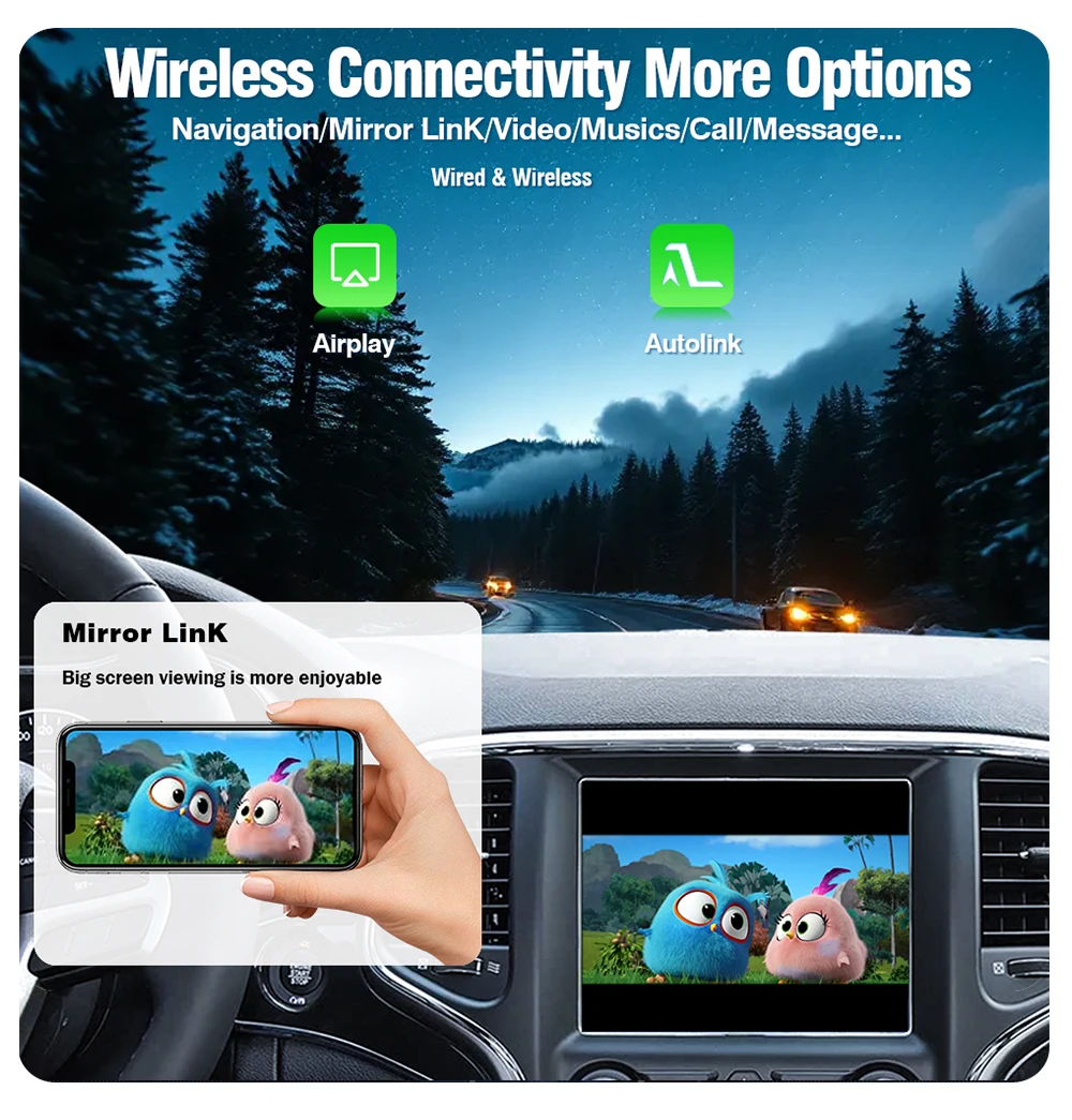 AUTOTOP OEM Bildschirm-Upgrade-Decoder für Fiat Freemont Jeep Viaggio 300C Dodge Journey Challenger Commander CarPlay Android Auto – Detail 6