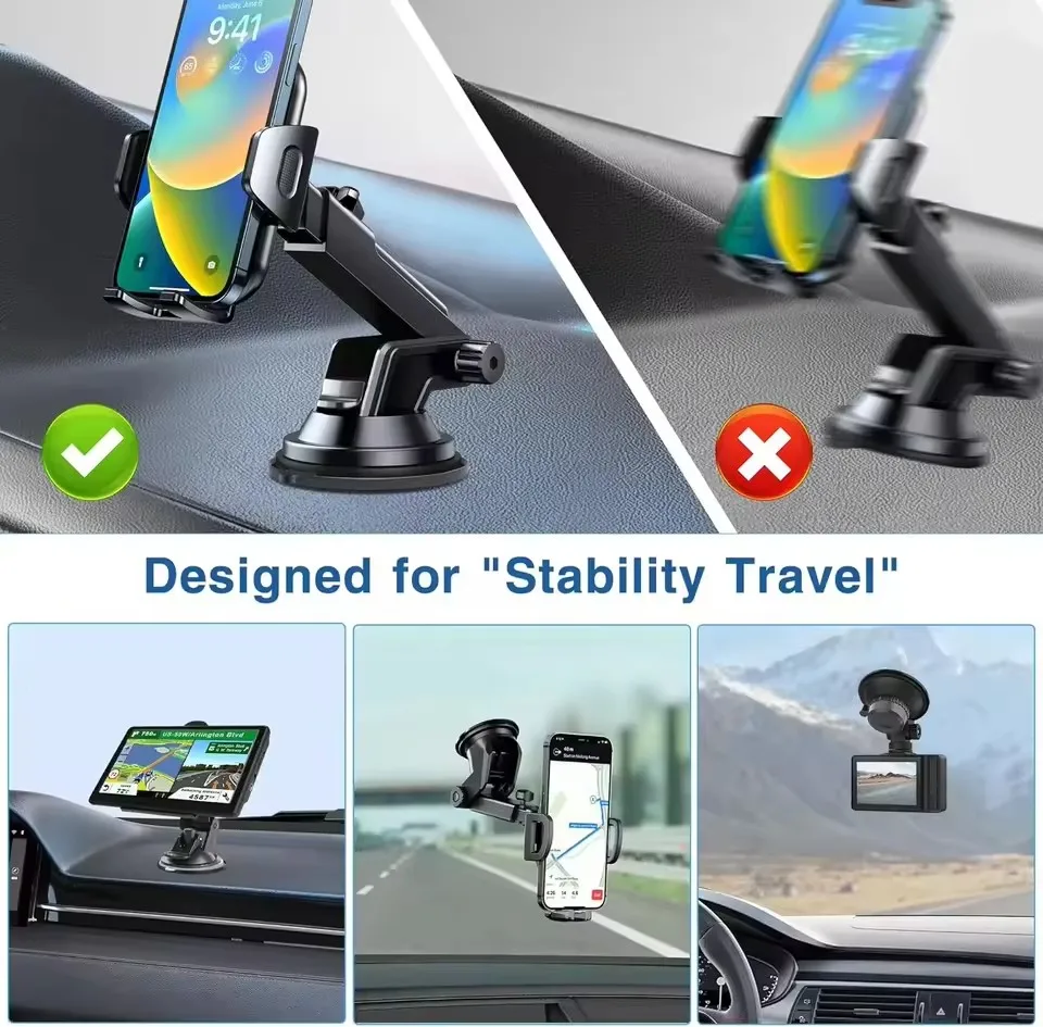 8-1Pack Autotelefoonhouder Stickers Zuignap voor GPS Telefoon Standhouder Beugel Stickers Zelfklevende Dashboard Mount Disc Pad Base