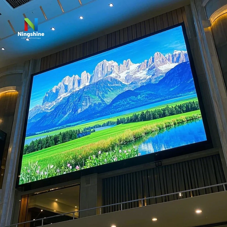 

Indoor LED Display Wall Panel P1.9 P2.6 P2.9 P3.9 20mm Ultra-Thin with High Refresh Fixed Advertising