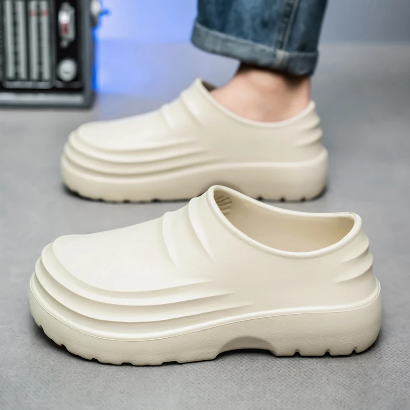 Wasserdichte Damenschuhe und Herren für den Sommer, Frühling und Herbst, Paar-Küchenkochschuhe, Krankenschwester, Lehrer, Arbeitsschuhe, Herren-Sandalen