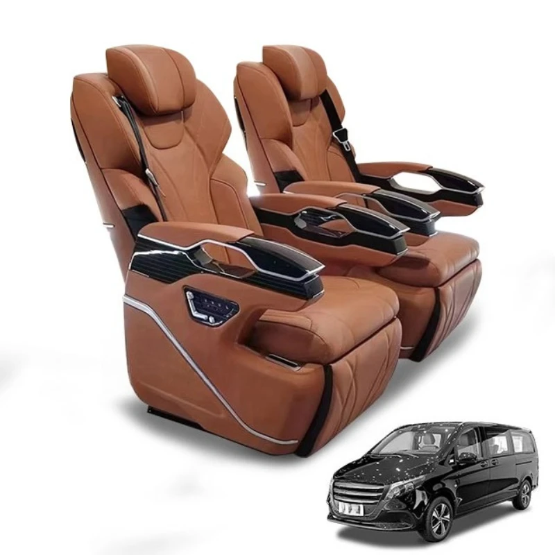 V-Class Vito Commercial Vehicle MPV Deluxe Upgraded Aviation Seat PU Leather 2014-  Massage Ventilation