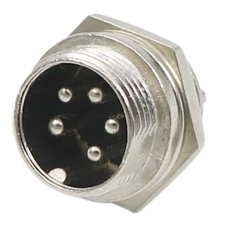 

Авиационный разъем A25I GX16-5, 5-контактный, круглый, металлический, для монтажа на панель, адаптер, штекер/гнездо