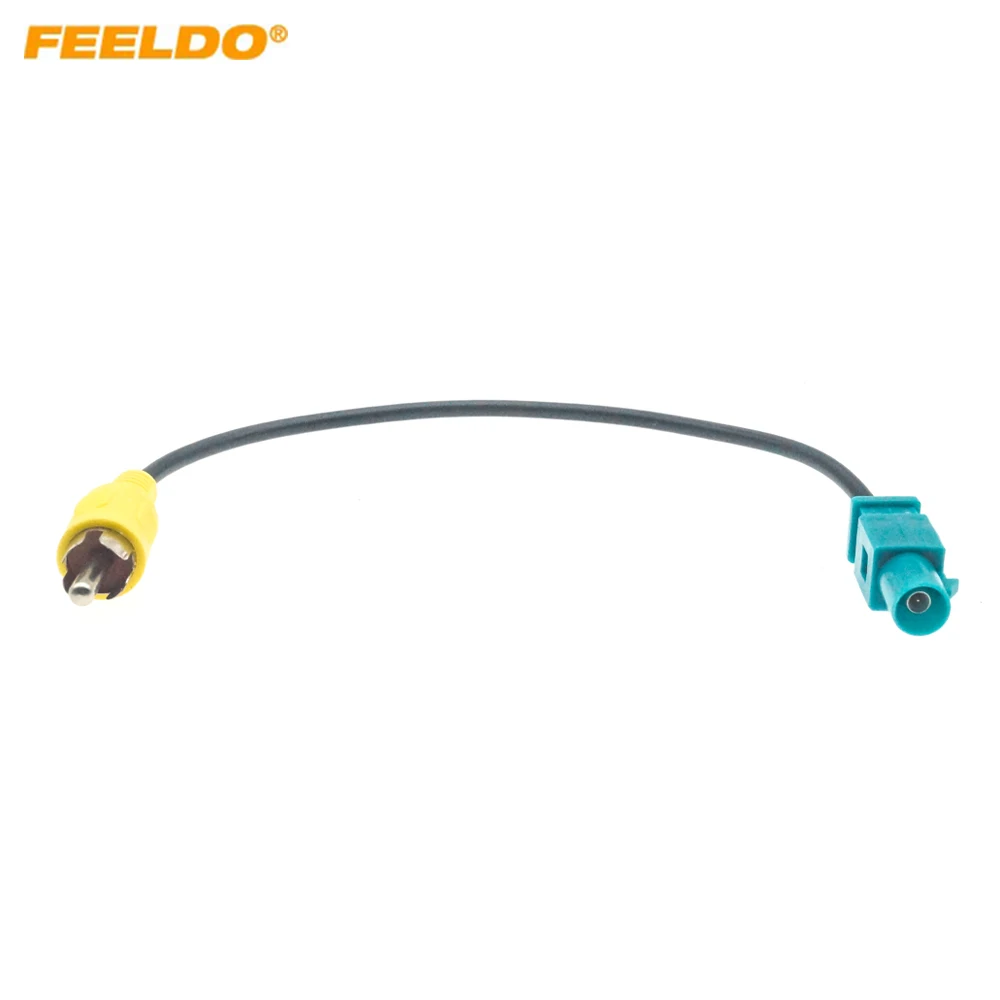 

FEELDO Male Fakra To RCA Camera Retention Cable For Mercedes/Land Rover/Porsche/Ford Installation