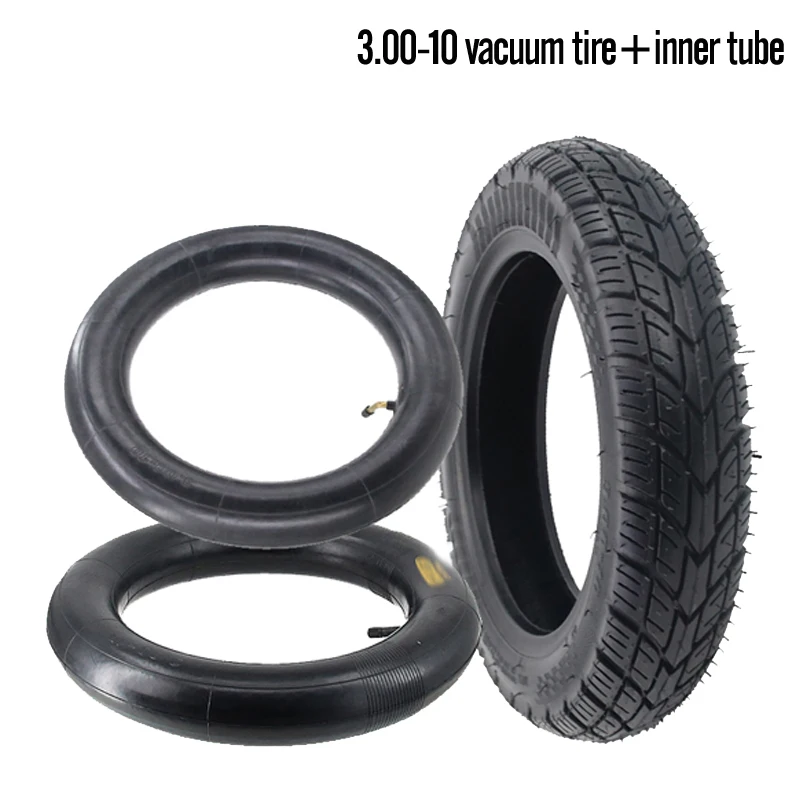 For motorcycle 3.00-10 explosion-proof tires 14 inch vacuum tubeless tires 3.00-10 inner tubes