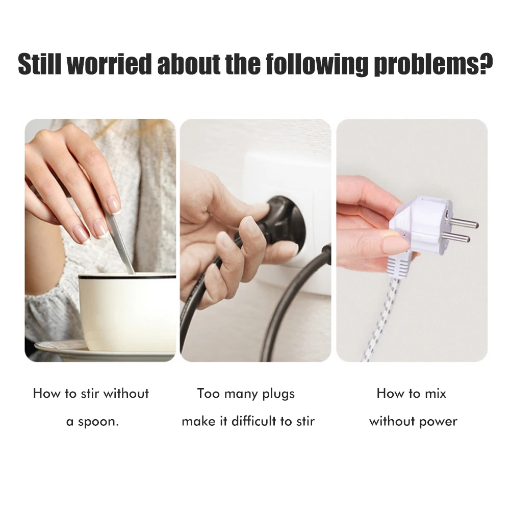 Elektrischer automatischer Magnetrühr-Kaffeebecher – Heimbüro, Reisen, Heißgetränk-Mixerbecher für Milchtee und Kaffee