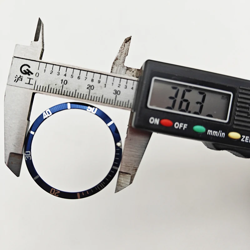 36.5mm Watch Bezel Men's Watch Replacement Surface Bezel Insert  Case Bezel Ring GMT/SUB Watch  Accessories Parts