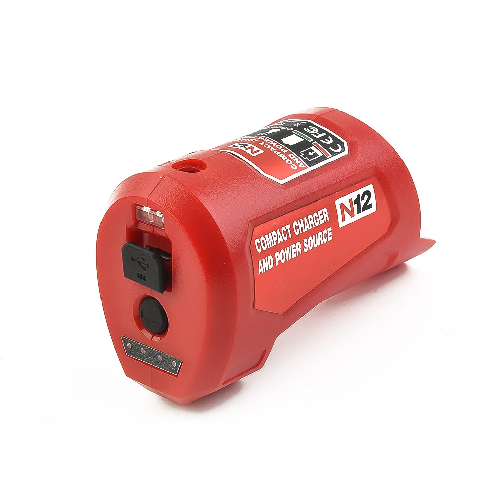 N12  Charger Converter USB Power Adapter For  48-59-1201 Li-Ion Battery Charge Mobile Phone USB Device Charger Adapter