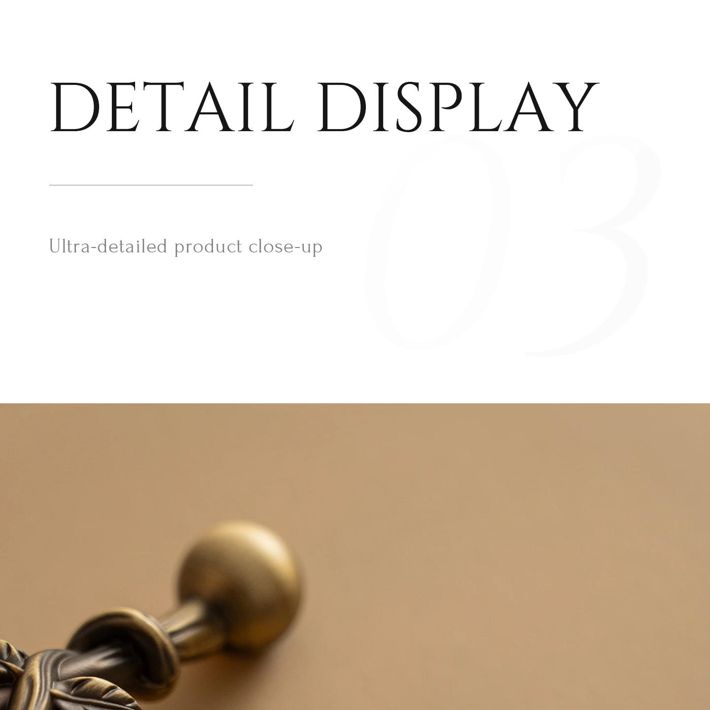 Brushed brass cabinet pull — product image 23