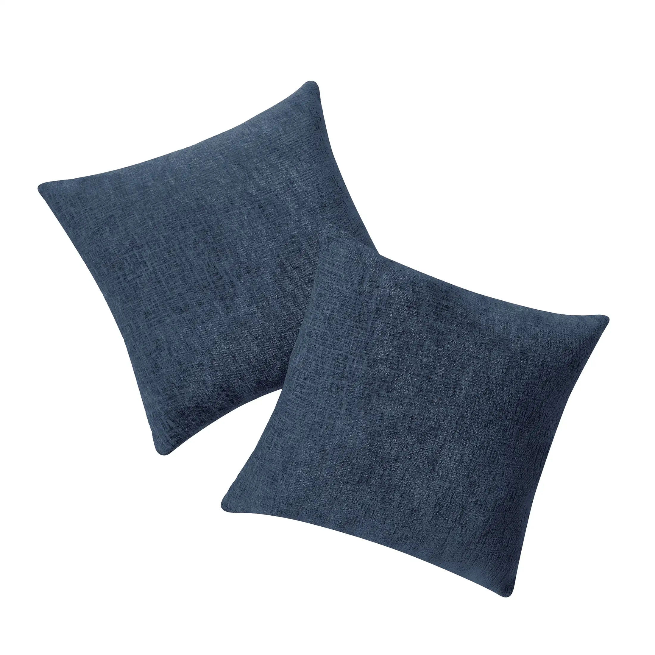 

Navy Solid Chenille Decorative Pillow Set, 18" x 18", 2 Pieces