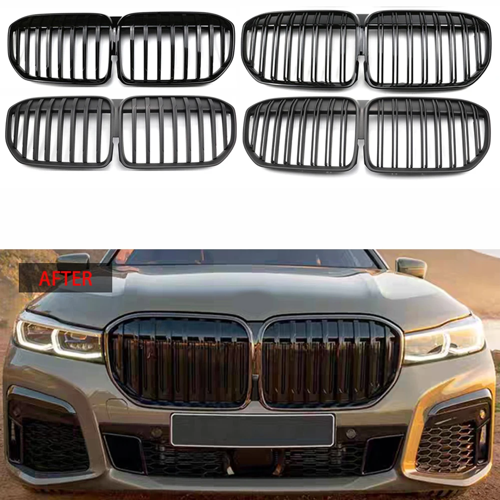 

Front Center Grille Sport Grilles Replacement ABS Fit For BMW 7 Series G11 G12 2020 2021 2022+