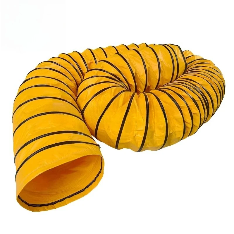 Insulated flexible ventilation hose for HVAC systems