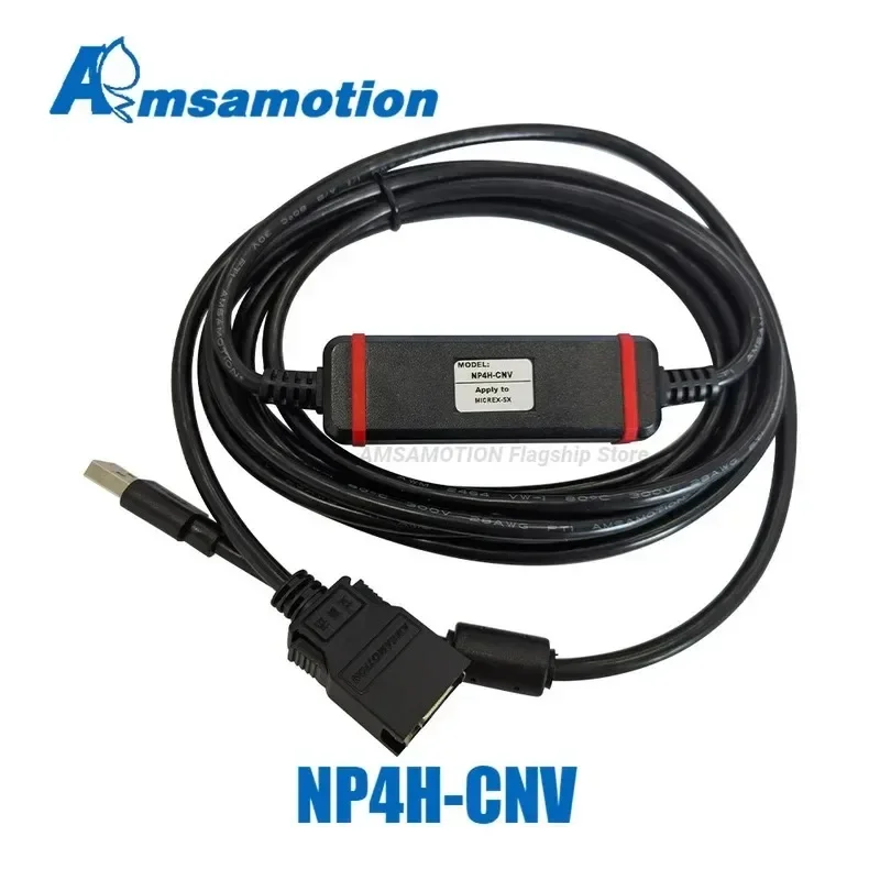 

NP4H-CNV Suitable for Fuji Servo Motor NP Series PLC Download Line Program Reading Cable MICROX-SX