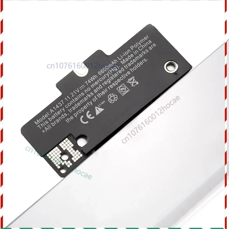 

Аккумулятор A1437 для Apple Late 2012 Early 2013 MacBook Pro 13-дюймовый Retina A1425