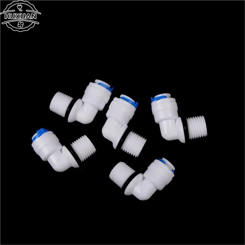 

5pcs/lot 1/4" Male Thread - 1/4" OD Tube RO Water Purifier Reverse Osmosis Aquarium System Connector Wholesale