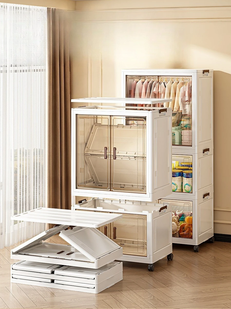 

Baby Wardrobe Children Clothes Organizing Box Baby Wardrobe Plastic Household Simple Storage Locker