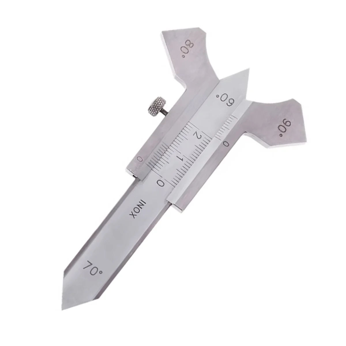 SEMOIC 0-20 مللي متر المحمولة لحام التماس مقياس عمق المعادن سمك التفتيش زاوية حاكم أداة نجارة 60 70 80 90 زاوية #2