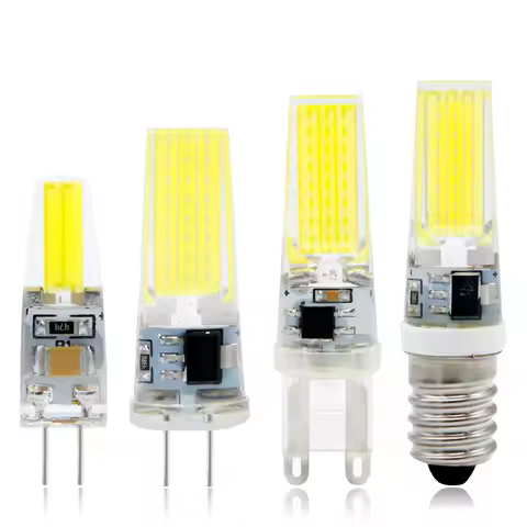 G4 LED COB Lamp Dimmable 6W 9W COB LED Bulb E14 AC/DC 12V 220V Lampada LED G9 COB Spotlight Chandelier Lighting Replace Halogen