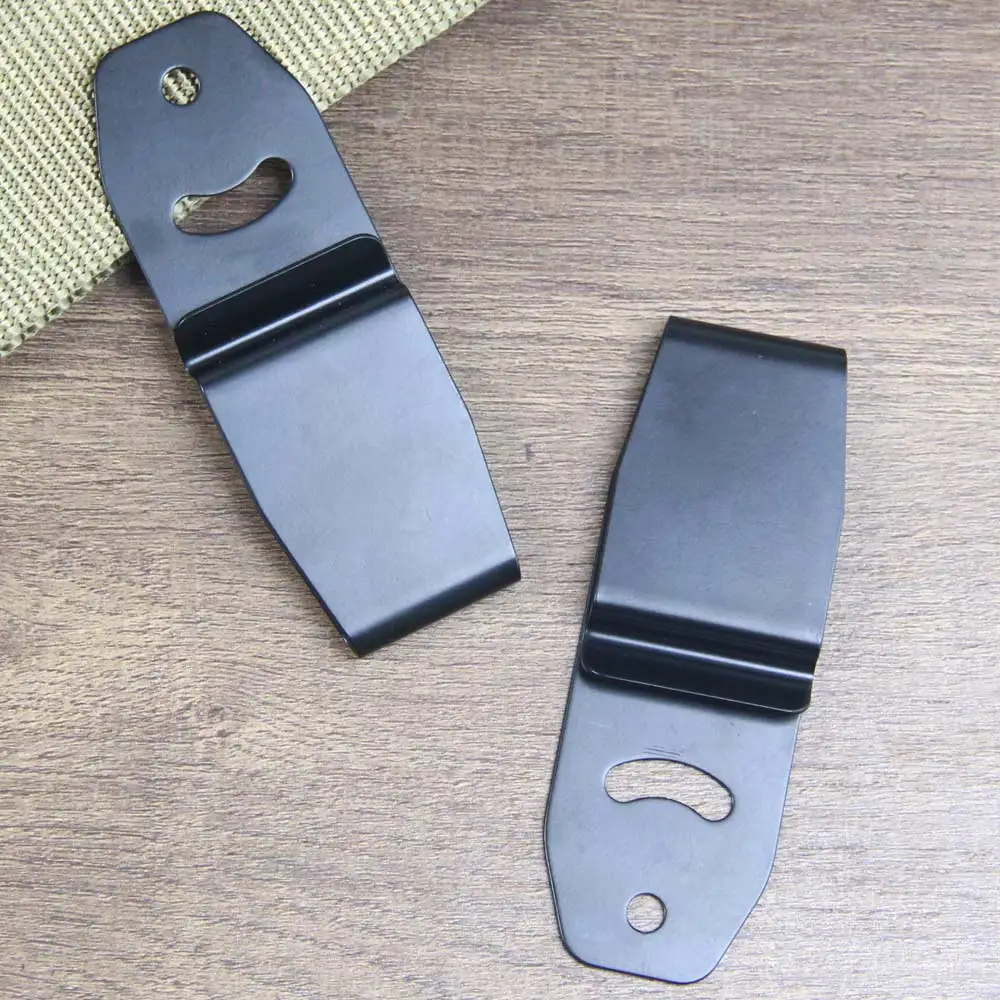 قابل للتعديل حلقة Kydex غمد Scabbard جبل مع مسامير شيكاغو ، مشبك حزام المشبك ، الفولاذ المقاوم للصدأ ، 6 قطعة