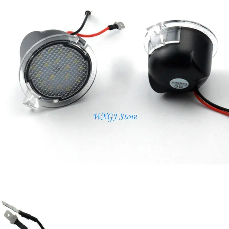 

37JE 2 шт. Белый светодиодный светильник под боковым зеркалом для края для Taurus F-150