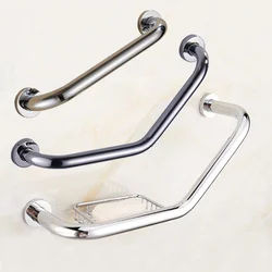 50cm Steel Grab Bar Bathroom Safety Rail Handle with Towel Soap Holder Elderly Disabled Help Handrail for Bathtub Toilet Shower
