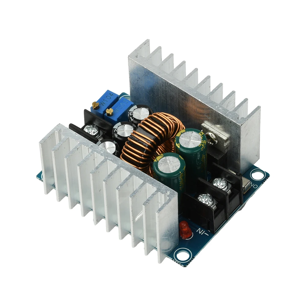 300W 15A DC-Abwärtswandler, Step-Down-Stromversorgungsmodul, Konstantstrom-LED-Treiber, Kühlkörper, Kurzschlussschutz – Detail 6