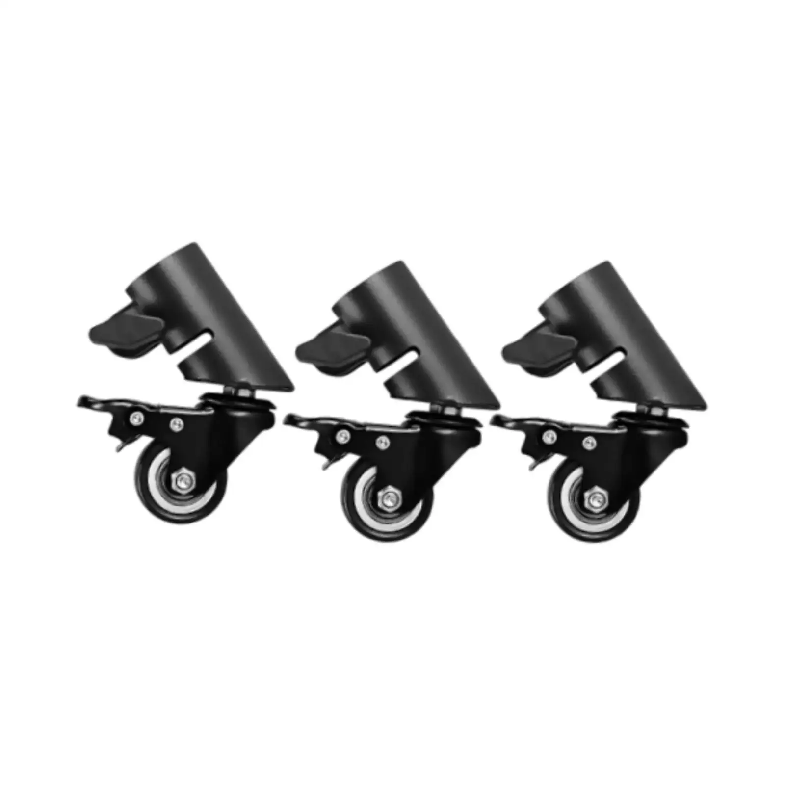3x Speaker Stand Metal Swivel Casters Speaker Accessories for Photography