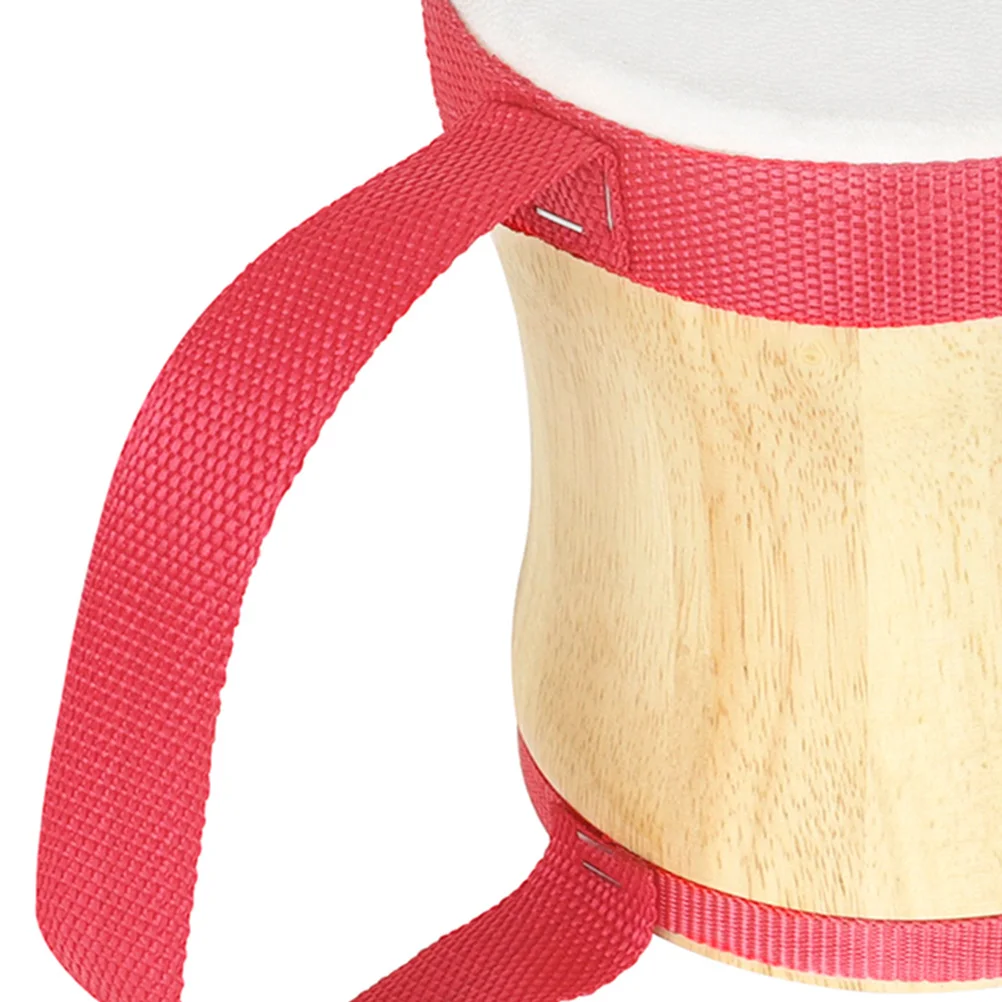 

Drum Small Musical Instruments for Kids Hand Wooden Percussion Sheepskin Child