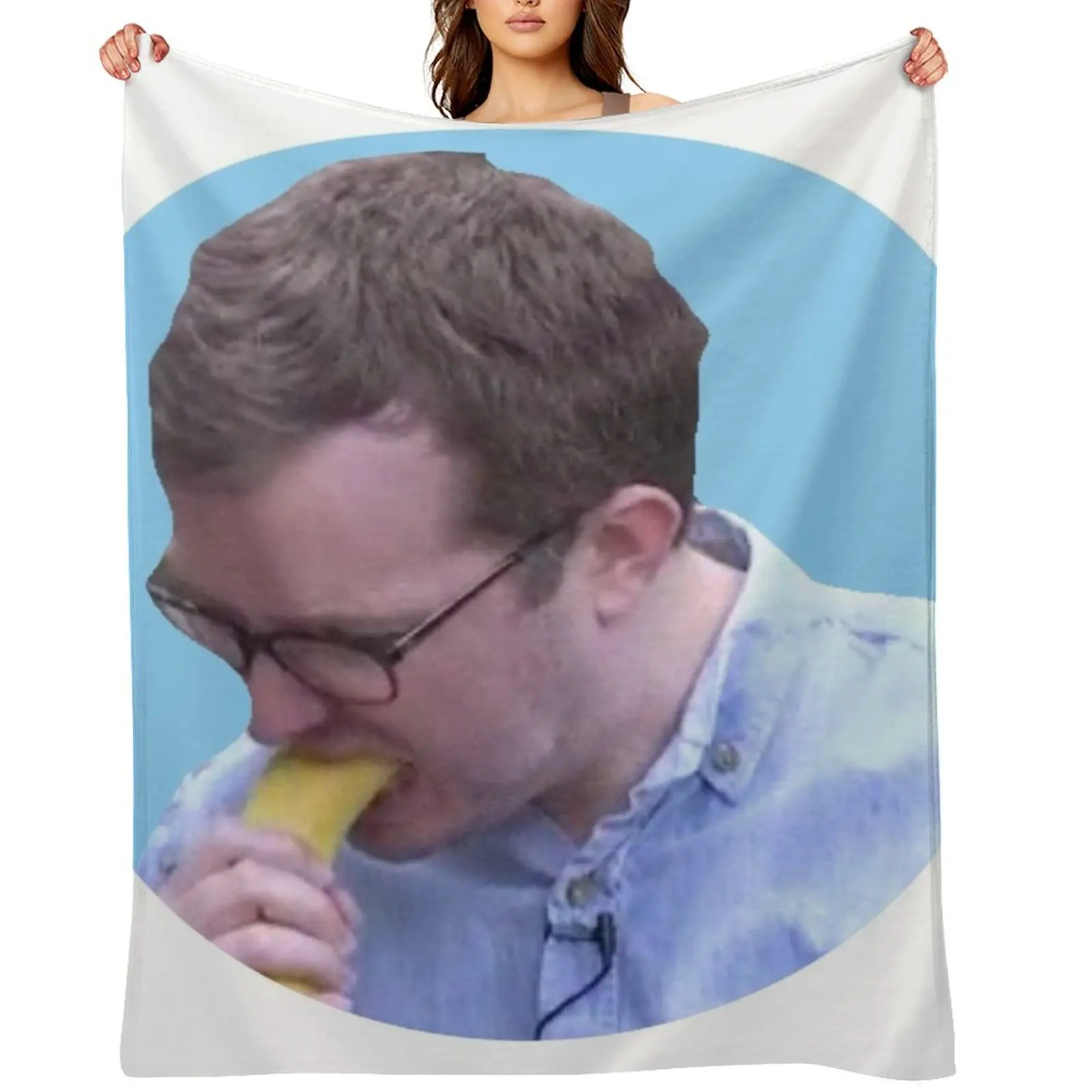 

Griffin Mcelroy Vores a Banana Throw Blanket for sofa Flannel Fabric for babies Thermal Blankets