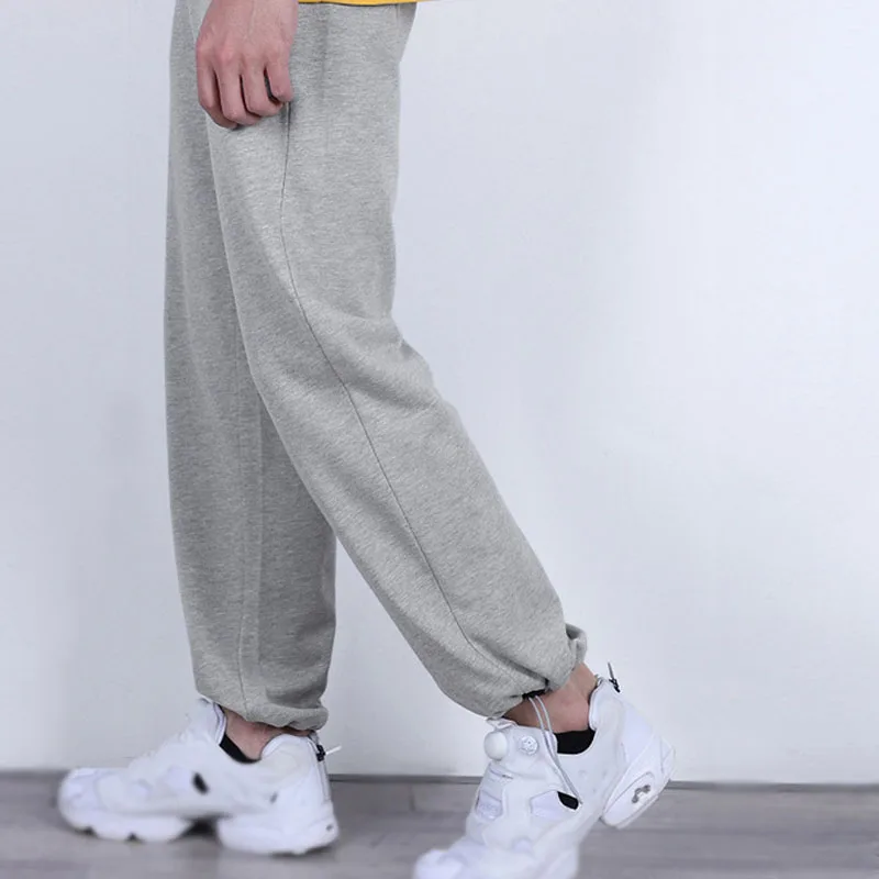 Autumn Mens Casual Pants Fitness Men Sportswear Tracksuit  Ankle-tied Sweatpants Loose Trousers Gyms Joggers Track Pants MY872