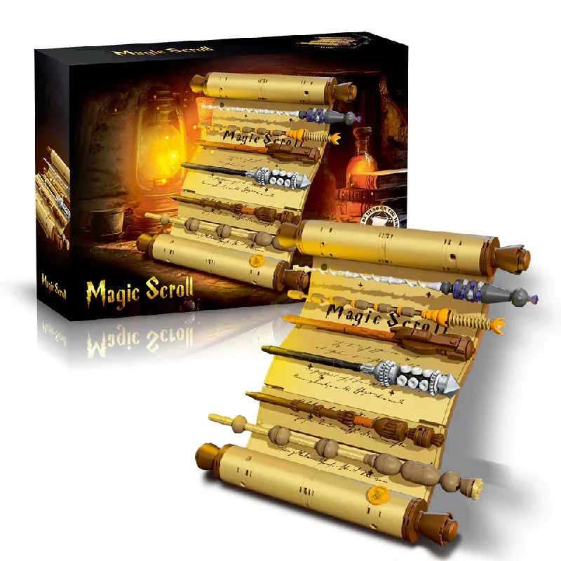 

Креативный конструктор MOC Movie Magic Scepter, модели для сборки, украшения для рабочего стола, подарки на день рождения для мальчиков и взрослых, 761 деталь