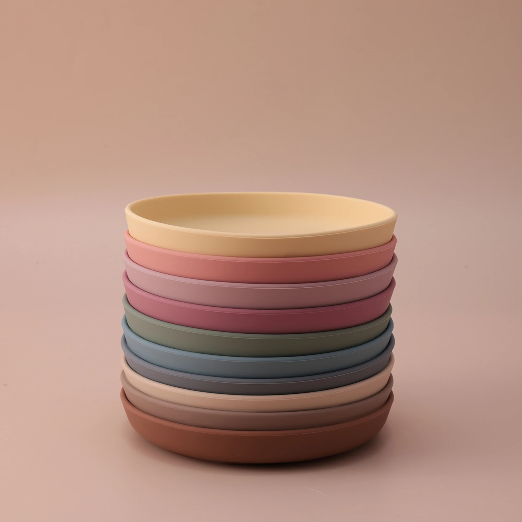 

Цветная детская 1 шт., пищевая силиконовая детская тарелка, противоскользящая присоска, миска для кормления малышей, без BPA, аксессуары для новорожденных