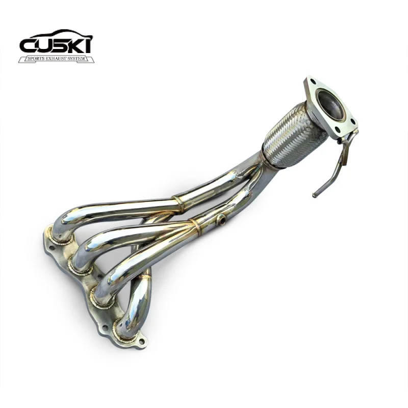 High quality Exhaust Muffler Pipe Stainless Steel Exhaust Manifold Header for Honda Accord 2.4 2003-2007 Engine Increase Power