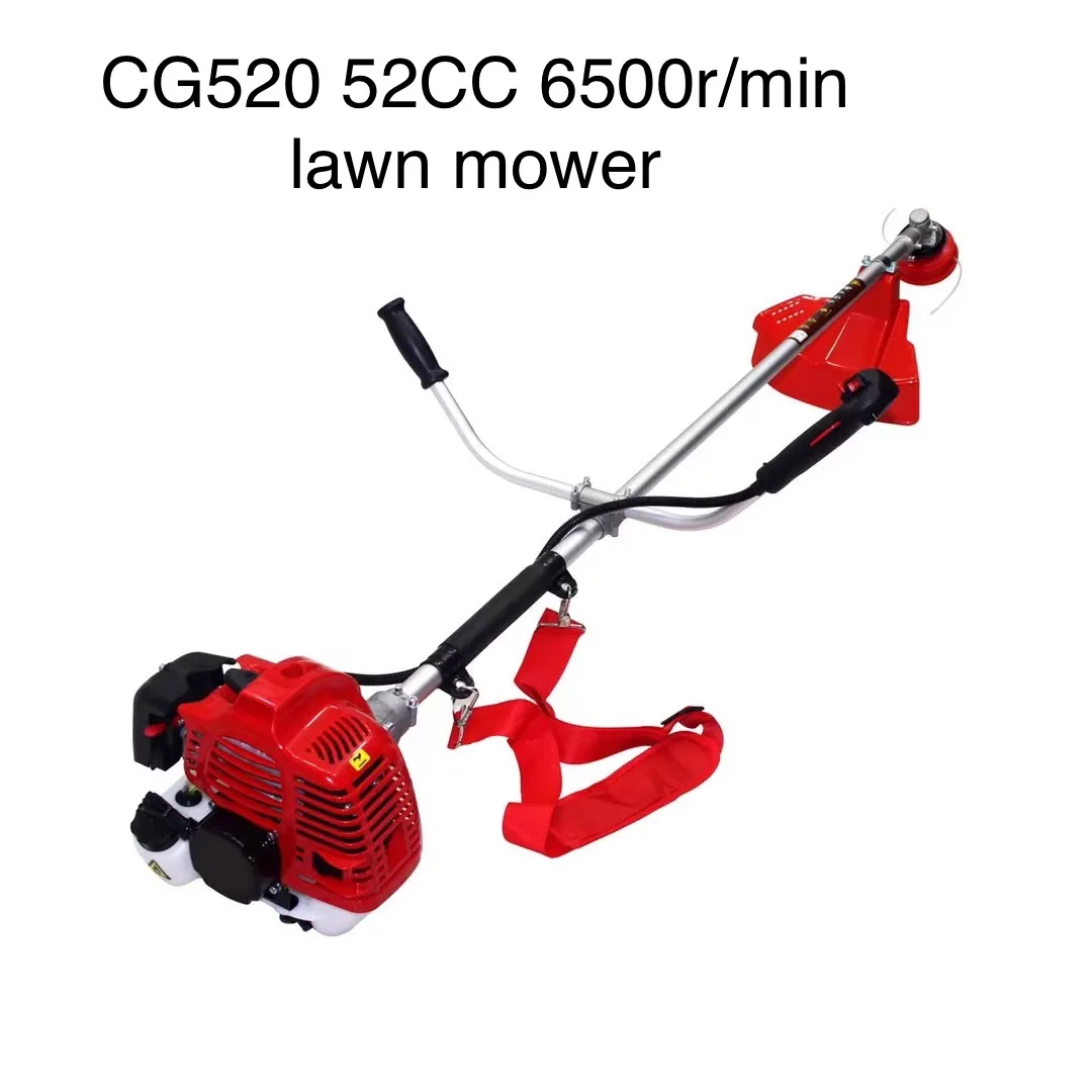 

Gasoline Weeding Machine 52cc CG520 Side Mount Lawn Mower Multifunctional Weeder Weeding Scarifier Brush Cutting Machine