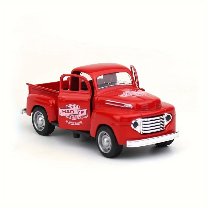 1: 32 Simulation Pickup Truck Casting Car Model Alloy Graffiti Pickup Car Model Children\'s Toy Car Door Openable Decoration