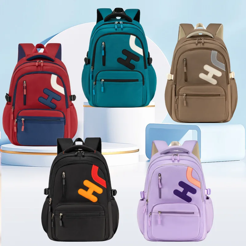 

Large Capacity School Backpack for Students Grades 3-9,Weight Reduction Backpack for Boys Girls,Elementary Middle School Daypack