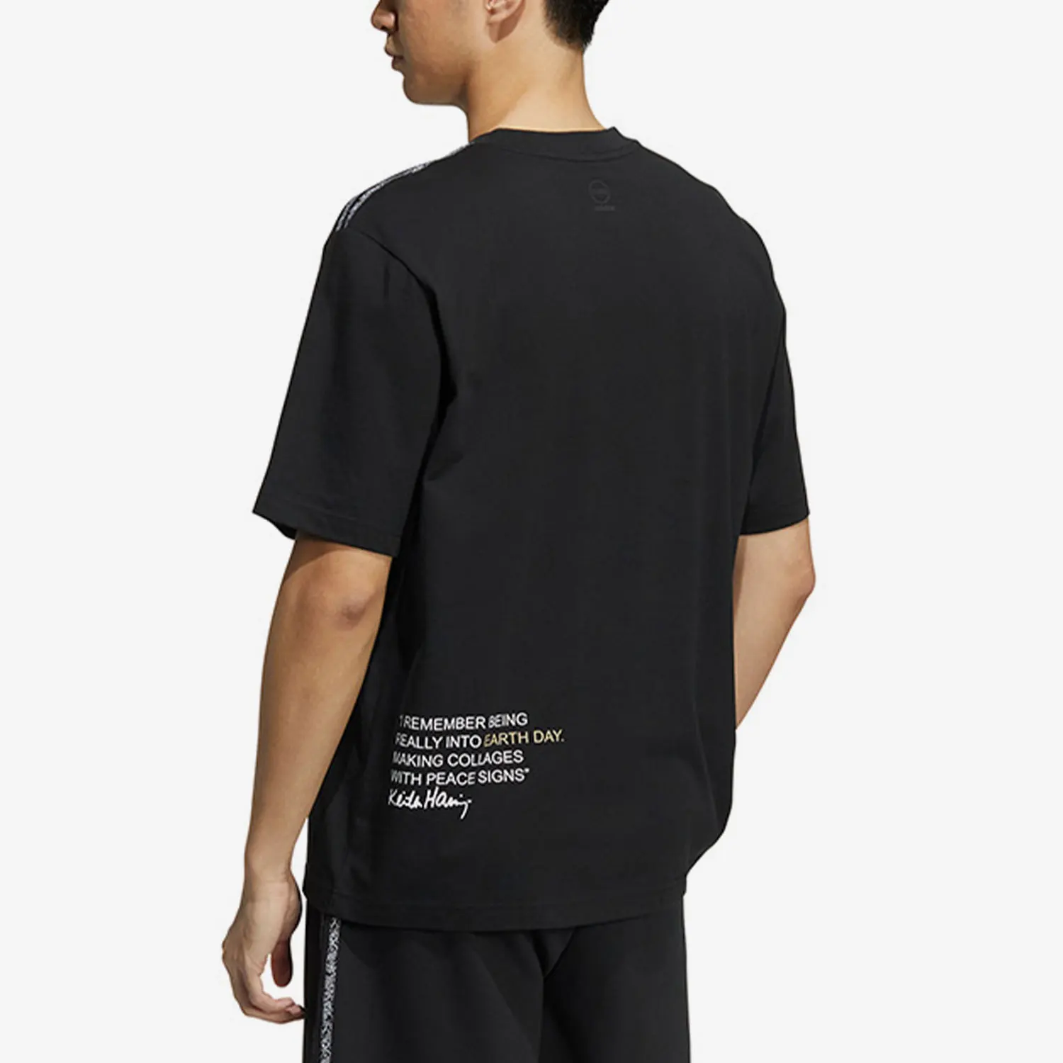 تي شيرت Adidas الرسمي الأصلي للرجال برقبة دائرية وأكمام قصيرة HD7267